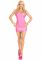 Вінілова мінісукня Leg Avenue Pink vinyl mini dress S, рожева