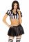 Костюм рефері Leg Avenue Time Out Referee S, кроп-топ спідниця свисток