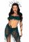 Еротичний костюм Медузи Горгони Leg Avenue Medusa Costume S, топ, спідниця, нарукавники, прикраси