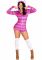 Комбінезон-костюм кішечки Leg Avenue Comfy Cheshire XS, з капюшоном