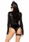 Еротичний костюм кішечки Leg Avenue Fierce Feline S, боді, пояс з підв’язкою, маска кішки