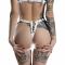 Трусики з натуральної шкіри Feral Feelings - String Bikini White
