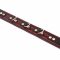 Шкіряний нашийник з повідцем Liebe Seele Wine Red Collar and Leash, 3 кільця для кріплення