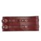 Шкіряний пояс для бондажу Liebe Seele Wine Red Waist Cuff, S Size