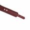 Шкіряний нашийник з повідцем Liebe Seele Wine Red Curved Collar, замок-сердечко