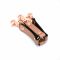 Хрестовина для фіксації Liebe Seele Rose Gold Memory Hog Tie, натуральна шкіра, рожеве золото