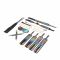 БДСМ-набір Liebe Seele Vivid Rainbow 8 Pieces Set, 8 аксесуарів, екошкіра на оксамитовій основі