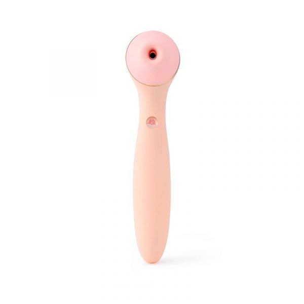 Вакуумний стимулятор з вібратором KISSTOY Polly Max Pink