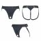 Трусики для страпона Strap-On-Me HARNAIS LINGERIE UNIQUE, One Size, сірі