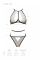 Комплект білизни Passion CHIKA SET, XXL/XXXL, cream, топ, трусики