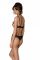 Еротичне боді Passion MARINA BODY, S/M, beige, з відкритими чашками