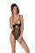 Еротичне боді Passion MARINA BODY, L/XL, black, з відкритими чашками