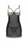 Еротичний пеньюар Passion MARINA CHEMISE, L/XL, beige