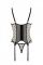 Корсет Passion MARINA CORSET, XXL/XXXL, beige, з відкритими чашками