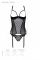 Корсет Passion MARINA CORSET, XXL/XXXL, black, з відкритими чашками