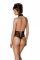 Еротичне боді Passion TRISHA BODY, L/XL, black, з відкритими чашками
