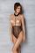 Еротичне боді Passion TRISHA BODY, S/M, black, з відкритими чашками