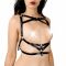 Портупея жіноча шкіряна Art of Sex - Leather Sheron L-2XL, чорна