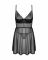 Еротичний комплект Obsessive Chemeris babydoll & thong XL/2XL, пеньюар та стрінги