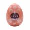 Мастурбатор-яйце Tenga Egg Gear, щільний TPE, пробник лубриканту 5 мл
