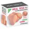 Мастурбатор-півторс з вібрацією Real Body Real Tess, вагіна та анус, 18х15см