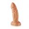 Фалоімітатор для секс-машин Hismith Slightly Curved Silicone Dildo Monster Series, кріплення KlicLok