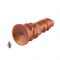 Фалоімітатор для секс-машин Hismith Spiral Grain Silicone Dildo Monster Series, спіральний рельєф