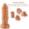 Фалоімітатор з вібрацією Hismith Slightly Curved Vibrating Silicone Dildo Monster Series, KlicLok