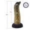 Фалоімітатор для секс-машин Hismith 8.5″ Squama Beast Silicone Dildo Monster Series, KlicLok