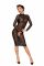 Сукня з мокрим ефектом Noir Handmade F182 Classic dress made of elastic tulle, L