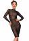 Сукня з мокрим ефектом Noir Handmade F182 Classic dress made of elastic tulle, XXL