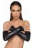 Мітенки Noir Handmade F213 Elastic eco leather fingerless gloves, M, екошкіра