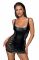 Сукня з мереживними вставками Noir Handmade F229 Powerwetlook dress with lace inserts, XXL