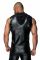 Чоловіча безрукавка з капюшоном Noir Handmade H062 Hooded Shirt, L, мокрий ефект
