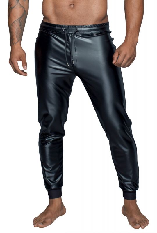 Чоловічі трегінси Noir Handmade H063 Powerwetlook treggings, XL, мокрий ефект