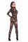 Сітчастий бодістокінг Noir Handmade F237 Long tulle overall, S