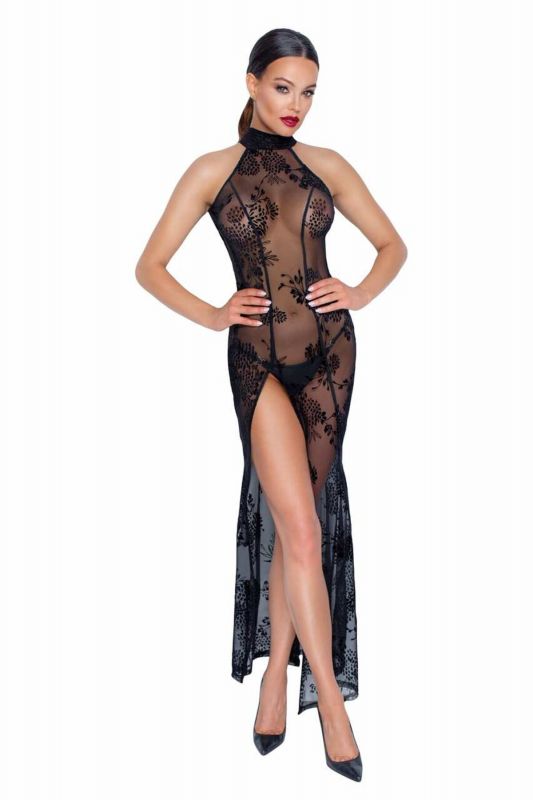 Довга сітчаста сукня Noir Handmade F239 Long tulle dress, M
