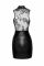 Сукня Noir Handmade F241 Short dress with powerwetlook skirt and tulle top, XXL