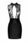 Сукня Noir Handmade F241 Short dress with powerwetlook skirt and tulle top, XXL