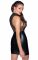 Сукня Noir Handmade F241 Short dress with powerwetlook skirt and tulle top, XXL