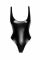 Боді з мокрим ефектом Noir Handmade F244 Powerwetlook body with high cut bottom hem, M