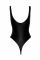 Боді з мокрим ефектом Noir Handmade F244 Powerwetlook body with high cut bottom hem, M