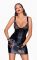 Сукня з мокрим ефектом Noir Handmade F254 Powerwetlook mini-dress, XXL