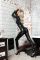 Комбінезон з мокрим ефектом Noir Handmade F293 Powerwetlook catsuit with front zipper, XXL