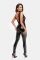 Комбінезон Noir Handmade F298 Libido, M, під латекс, мереживний верх, чокер, знімне намисто, доступ