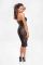 Сукня Noir Handmade F301 Catalyst, M, black, міді, мереживо, відкриті плечі, шнурівка на спині