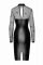 Сукня Noir Handmade F310 Sublime, XL, black, міді, мокрий ефект, верх — сітка, довгий рукав
