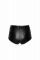 Шортики Noir Handmade F318 Wild, M, black, під латекс, крокодиловий принт, з доступом