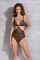 Боді Passion AMBERLY BODY black, S/M, відкрита спина, низ стрінги