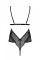 Боді Passion AMBERLY BODY black, XXL/XXXL, відкрита спина, низ стрінги